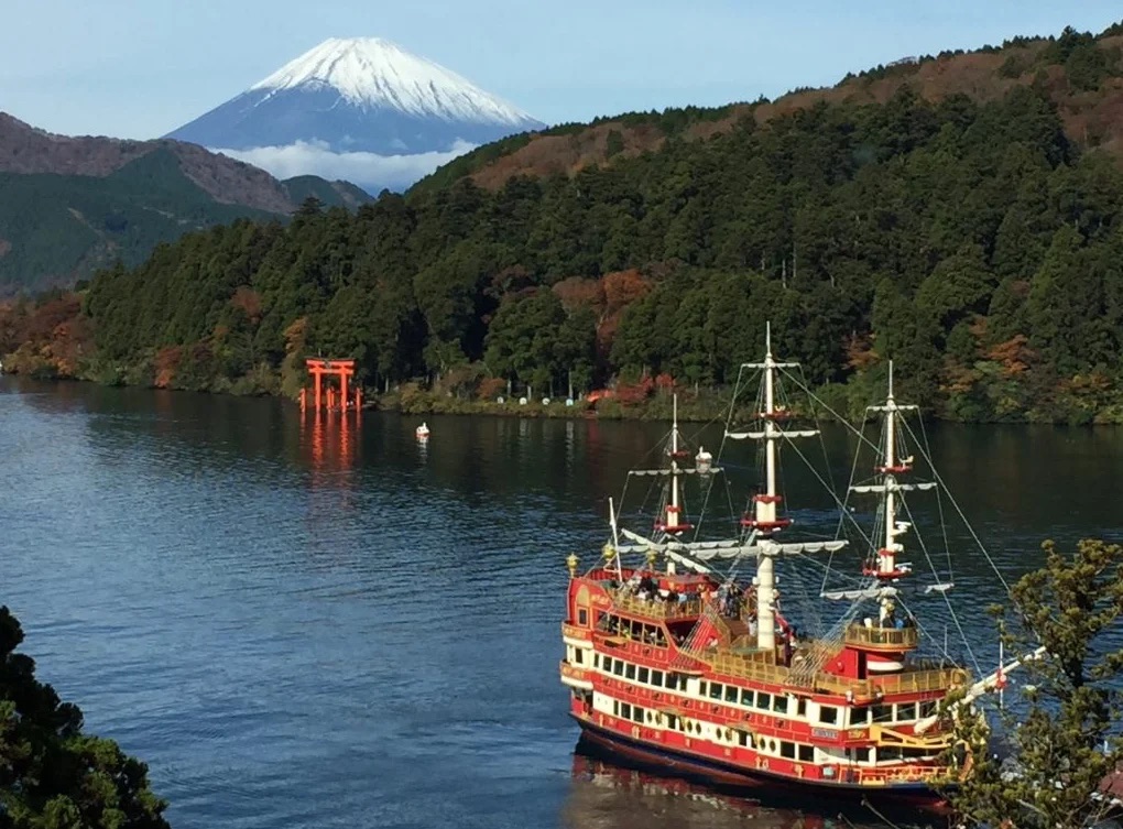 蘆之湖與富士山