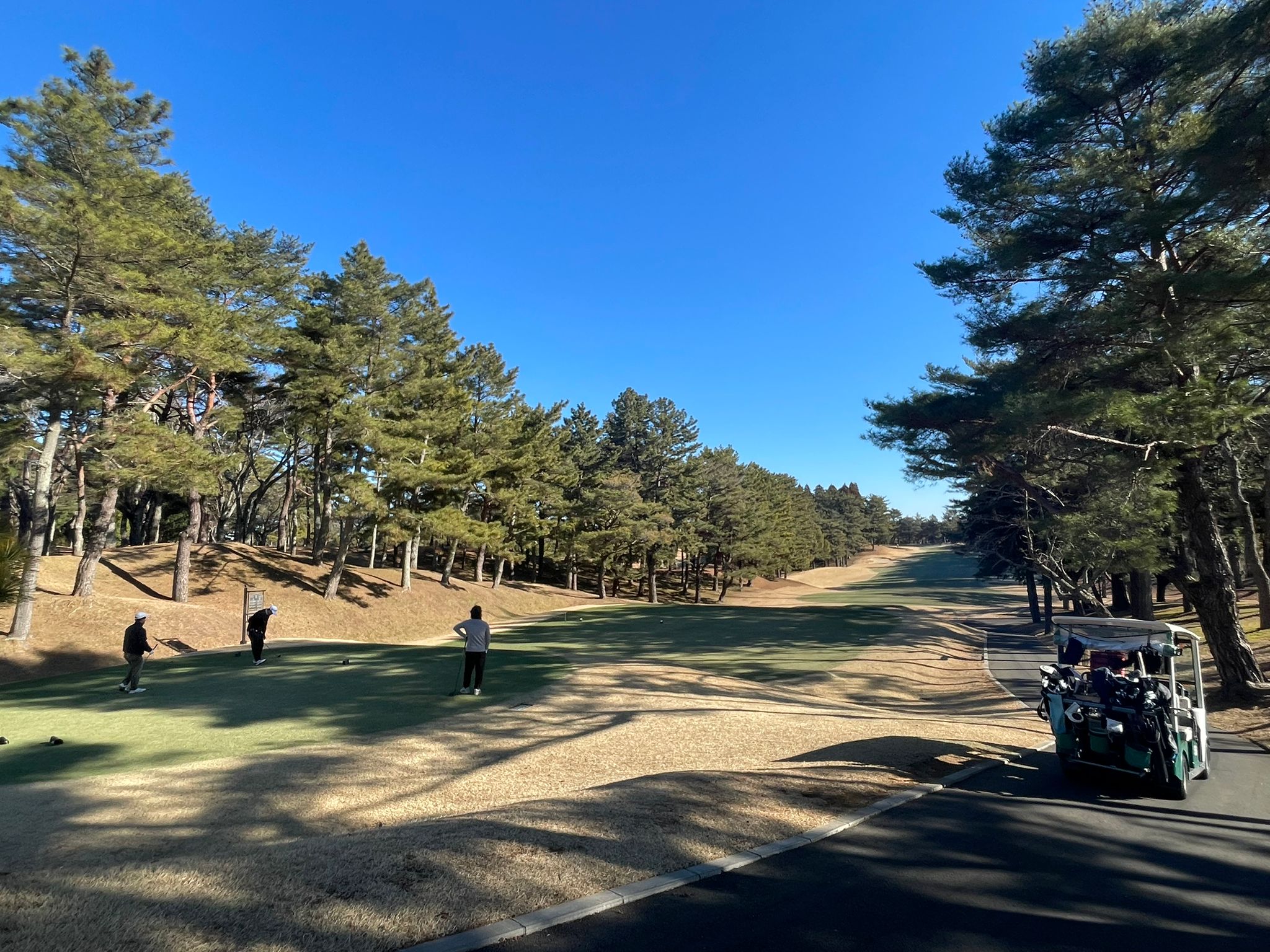 Wooded golf course in Ibaraki