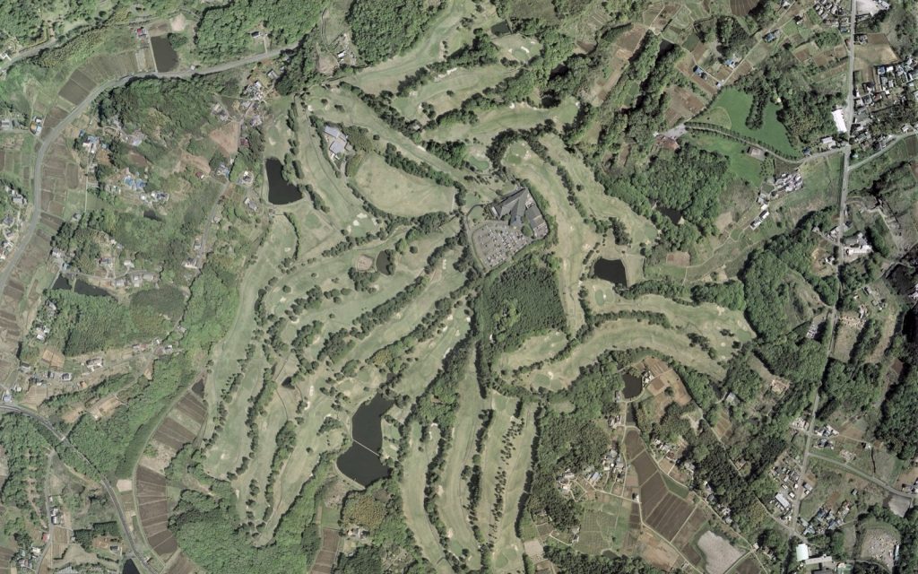 川越鄉村俱樂部空拍球場全景