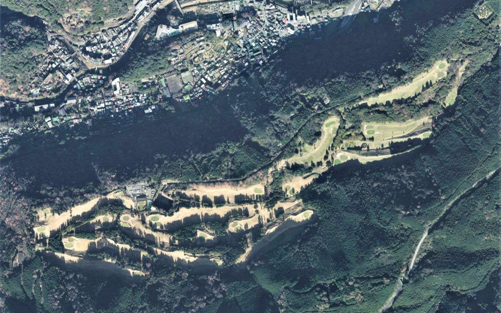 小田原湯本鄉村俱樂部空拍球場全景