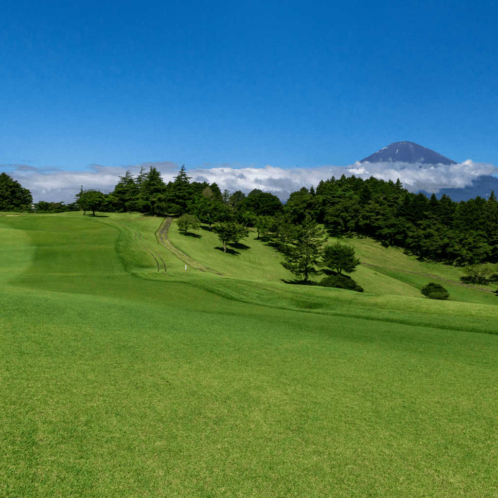 PGM Gotemba Country Club fairway with Mt. Fuji